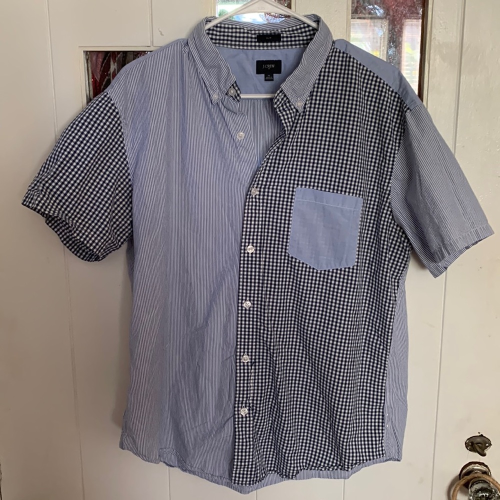 JCREW Multi-Pattern Button Down Shirt